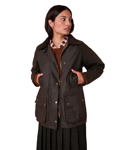 Celtic & Co. Women's Raglan Sleeve Waxed Jacket