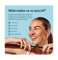 Gimme Beauty Medium Hair Ties Seamless Nylon 36 Pack