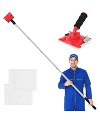 Xdovet Paint Edge Trimmer Extension Pole Adjustable Handle Replaceable Pads