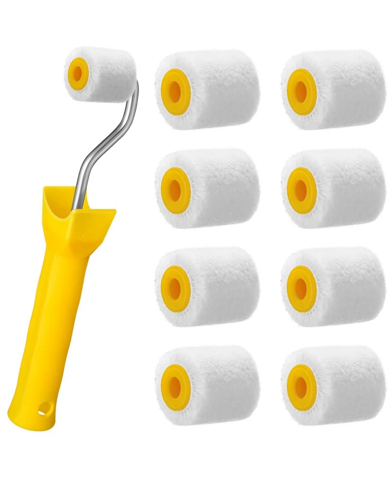 Xdovet Mini Roller Brush Touch Up Trim Edge Corner Window Frame