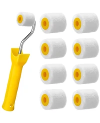 Xdovet Mini Roller Brush Touch Up Trim Edge Corner Window Frame