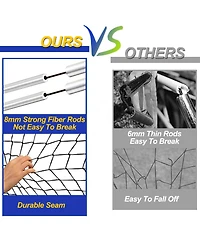 Aofar Pop Up Soccer Goal Net Portable Foldable Indoor Outdoor Carry Bag