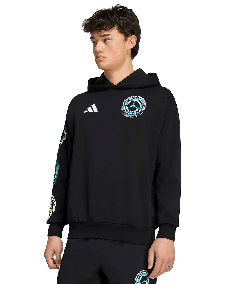 adidas Men's Mercedes F1 Hood Sweatshirt