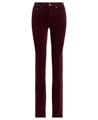 Lauren Ralph Petite Corduroy Mid-Rise Straight Pants