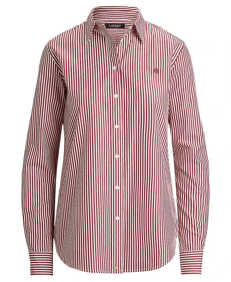 Lauren Ralph Petite Classic-Fit Point Collar Shirt