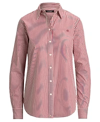 Lauren Ralph Petite Classic-Fit Point Collar Shirt