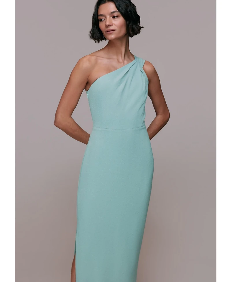 Whistles Women's Bethan One-Shoulder Maxi Wedding Guest Dress