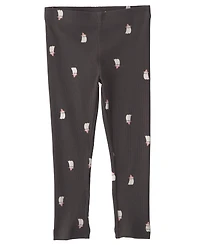 Carter's Toddler Girls' 2T-5T Halloween Hey Boo French Terry Top and Pants, 2-Piece Set