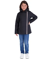 Michael Kors Toddler Girls' 2T-5T Asymetric Zip Softshell Stadium Length Jacket