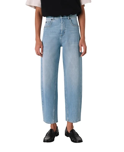 Whistles Women's Stretch Barrel Leg Jean