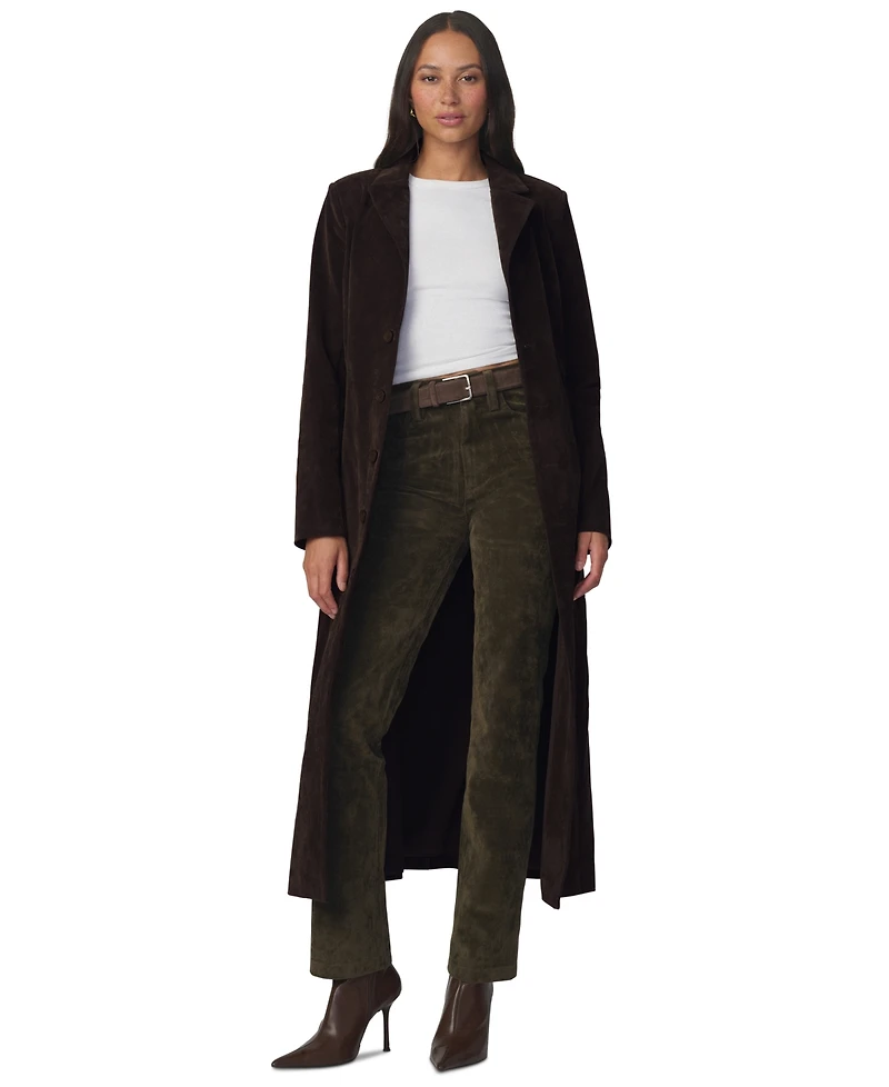 Joe's Jeans Women's Belted Collared Long Coat
