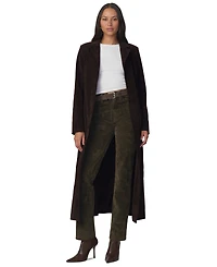Joe's Jeans Women's Belted Collared Long Coat