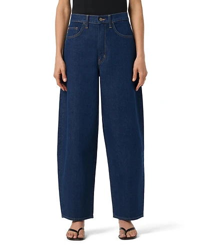 Hudson Jeans Women's Bailey Relaxed Barrel High-Waisted Wide-Leg