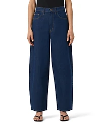 Hudson Jeans Women's Bailey Relaxed Barrel High-Waisted Wide-Leg