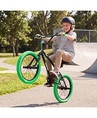 Slickblue Kids Trick Bike with 360 Degree Steering and Adjustable Seat