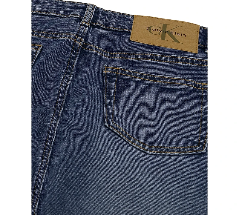 Calvin Klein Girls' 7-16 Logo Denim Jeans