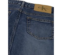 Calvin Klein Girls' 7-16 Logo Denim Jeans