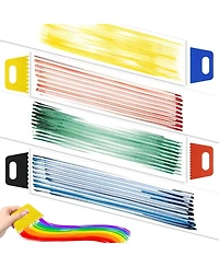 Xdovet Spatula Set Stainless Steel Palette Scrapers Oil Canvas Watercolor