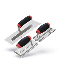Xdovet Concrete Trowel Edger Groover Masonry Tool Set