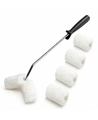 Xdovet Double Roller Brush Kit for Pipes Fences Balusters