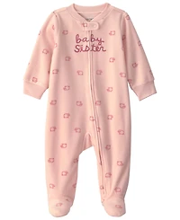 Carter's Baby Girls' Sister Fleece 2-Way Zip Sleep & Play