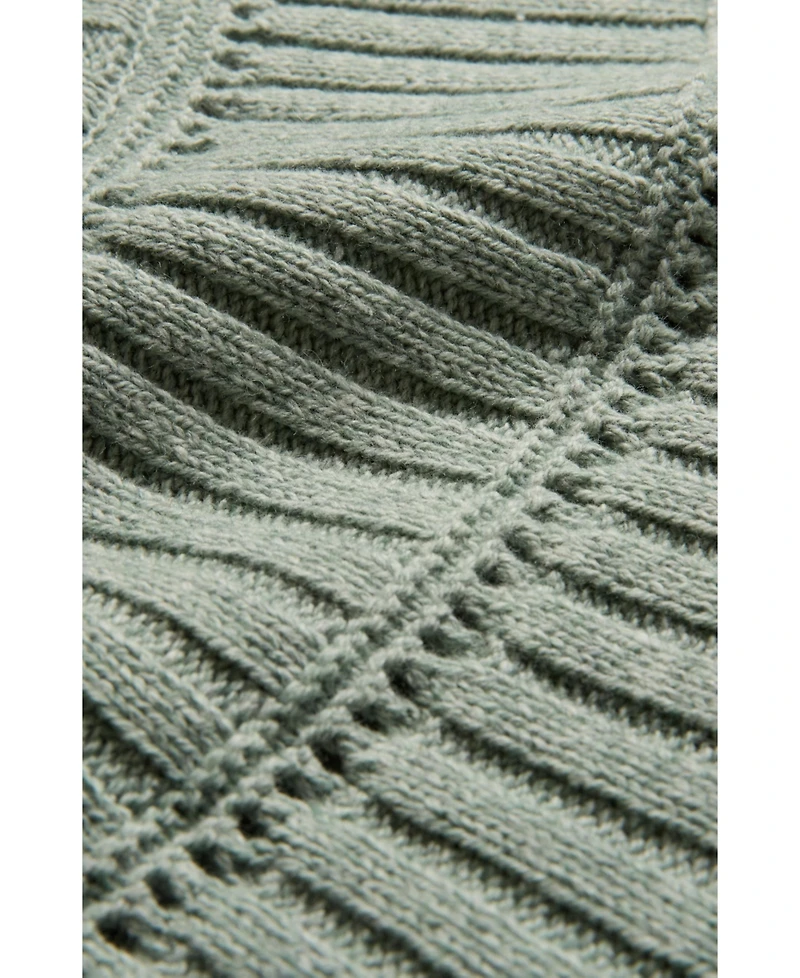Celtic & Co. Women's Rib Stitch Yoke Oversized Jumper