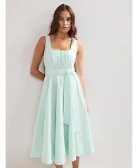 Phase Eight Women's Melinda Cotton Tie Midi Dress