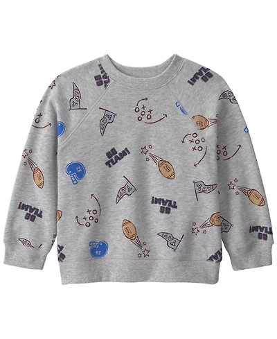 Carter's Toddler Boys' 2T-5T Game Day Round Neck Sweatshirt