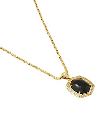 Kendra Scott 14k Gold-Plated Tiger Striped Daphne Small Long Pendant Necklace (Also Available in Mother-of-pearl)