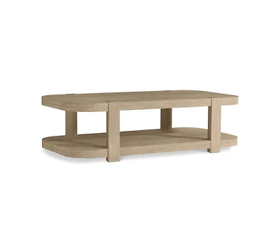 Bernhardt Tribeca 64" Wood Modern Coffee Table
