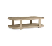 Bernhardt Tribeca 64" Wood Modern Coffee Table