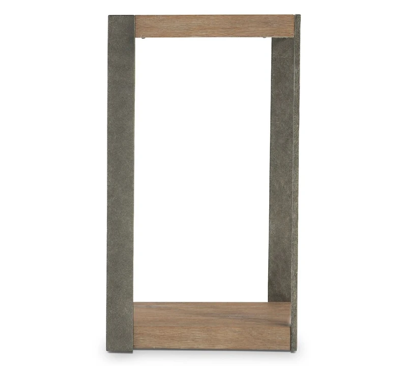 Bernhardt Tribeca 12.38" Wood & Steel Accent Table