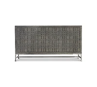 Bernhardt Tribeca 64.5" Wood & Steel Geometric Buffet