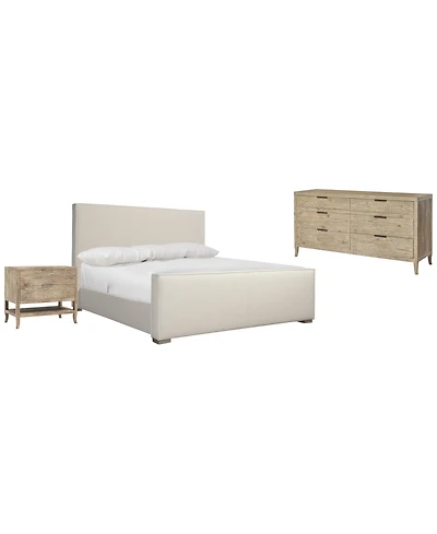 Bernhardt Tribeca 3-Piece California King Bedroom Set (Bed, Dresser & Nightstand)