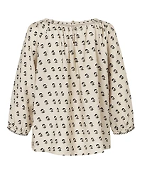 Masai Copenhagen Women's Boat Neck Gathered Blouse