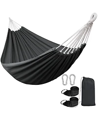 Piscifun Portable Anti Rollover Hammock With Tree Straps 550lb Capacity Indoor Outdoor Camping Travel