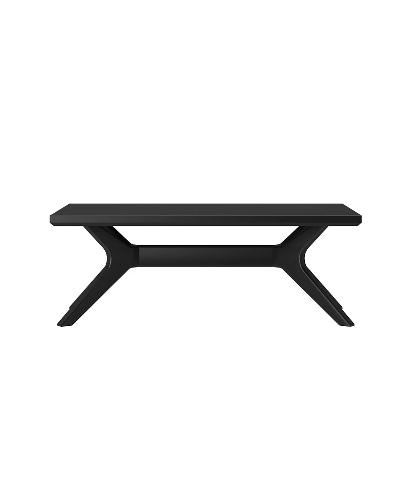Sunset Living Furniture Cross Leg Rectangular Coffee Table