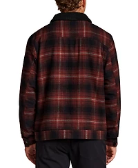 Weatherproof Vintage Men's Berber Lined Flannel Trucker Jacket