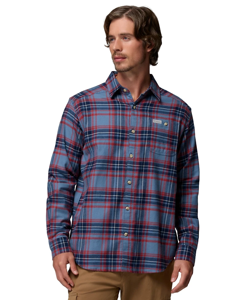 Columbia Men's Cornell Woods Flannel Long Sleeve Shirt