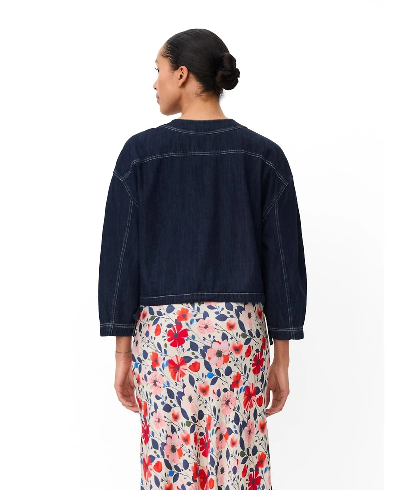 Masai Copenhagen Women's Cropped Button-Front Jacket