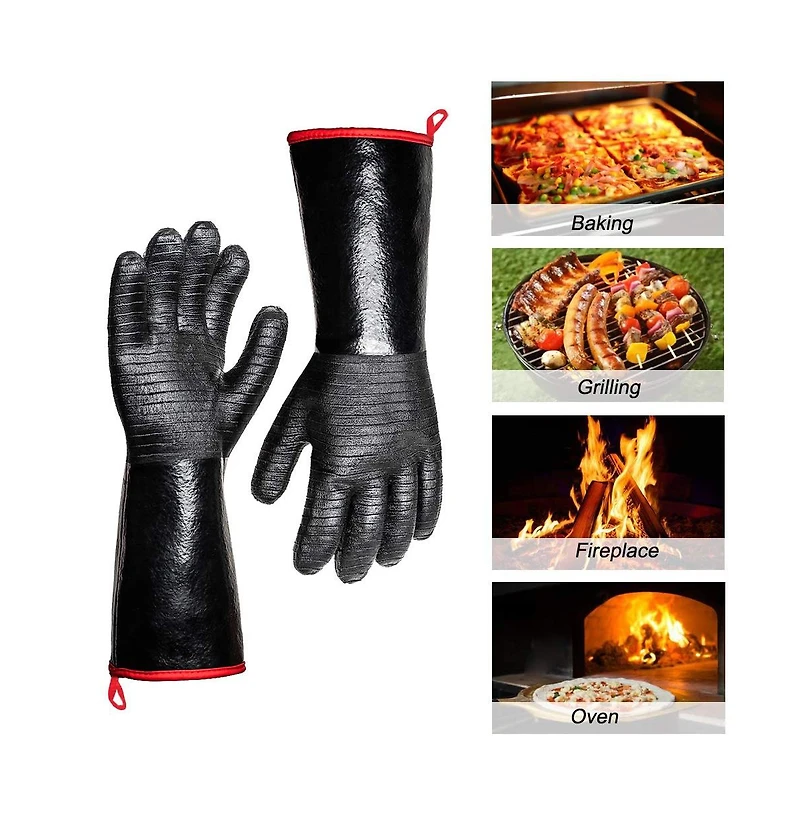 Xdovet Heat Resistant Bbq Gloves Waterproof Neoprene Coating
