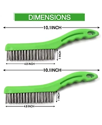 Xdovet Wire Brush Stainless Steel Bristles Rust Remover Welding Slag Scrubber