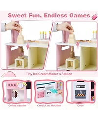 Hongge Ice Cream Shop Rotating Popsicle Rack 27-Piece Playset, Ages 3+