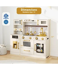 Hongge Sound-and-Light Stoves Water Dispenser 11-Piece Playset, Ages 3+