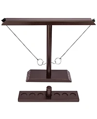 Aofar Ring Toss Hook Game Wooden Indoor Outdoor Party 17" X 13