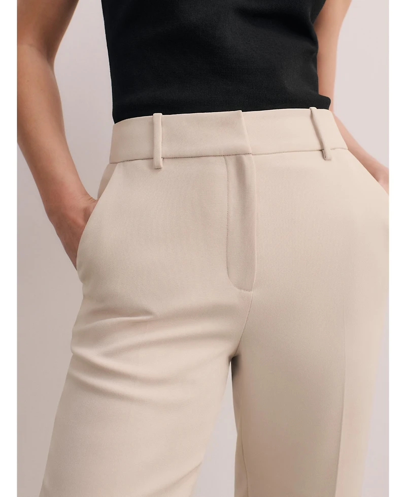 The Fold Women's Tavira Doppio Crepe Pants
