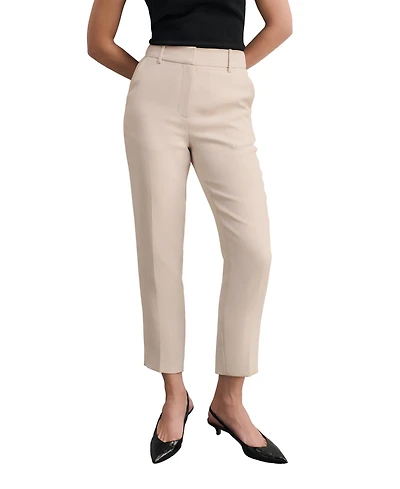 The Fold Women's Tavira Doppio Crepe Pants