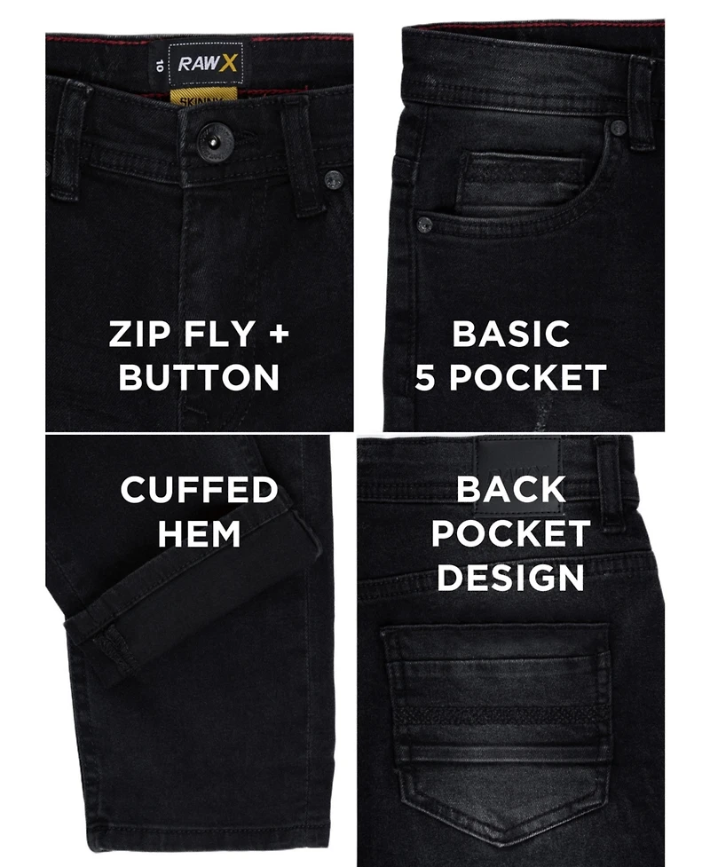 Raw X Big Boys Distressed Jeans