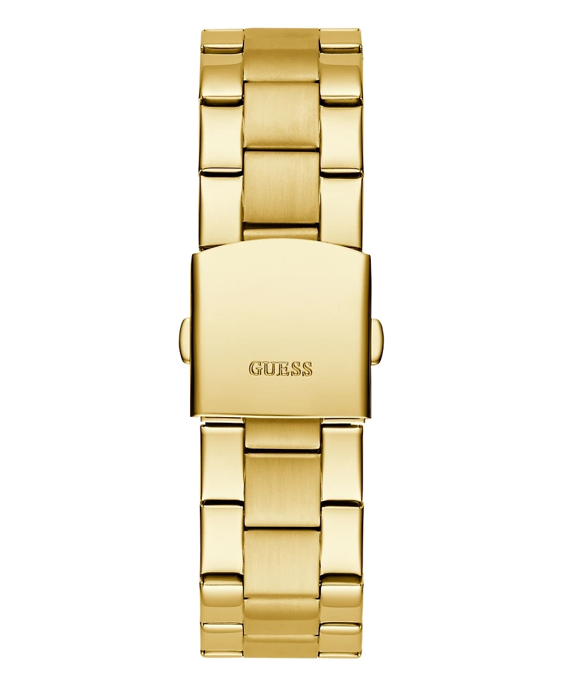Guess Men's Quartz Gold-Tone Stainless Steel Watch 44mm
