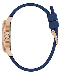 Guess Women's Quartz Blue Silicone Watch 35mm